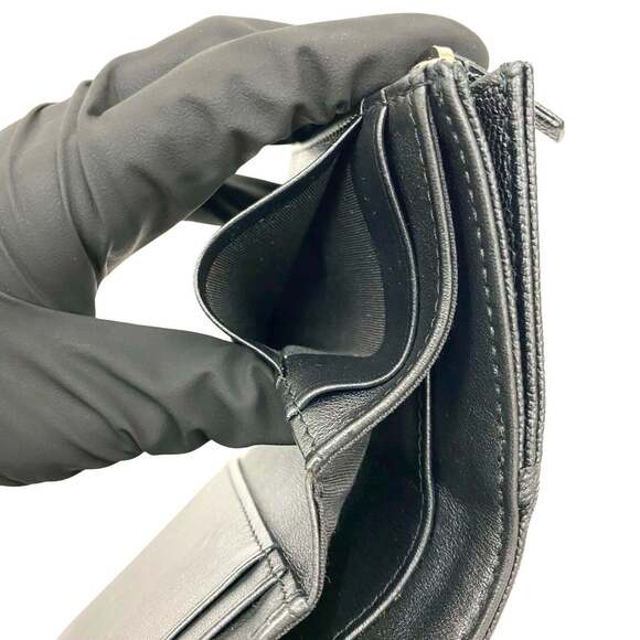 CHANEL Black Caviar Leather Wallet - Picture 9 of 10